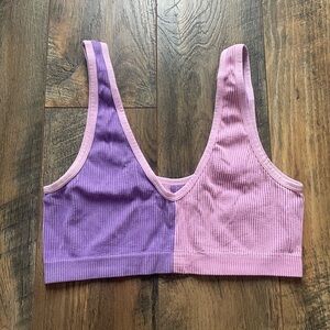 Purple and Pink Women's Bralette